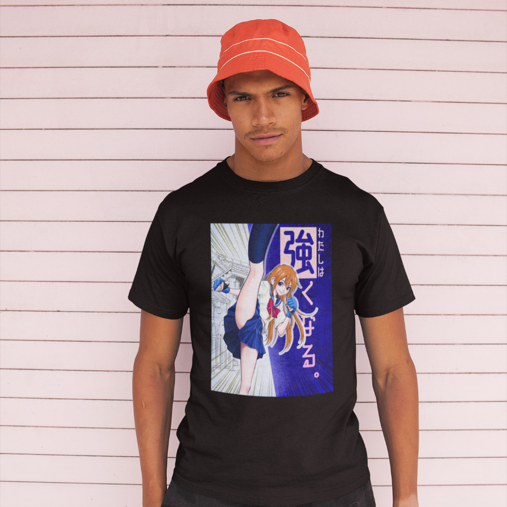 Boxing Girl Graphic Japanese Tshirt Anime Shirt